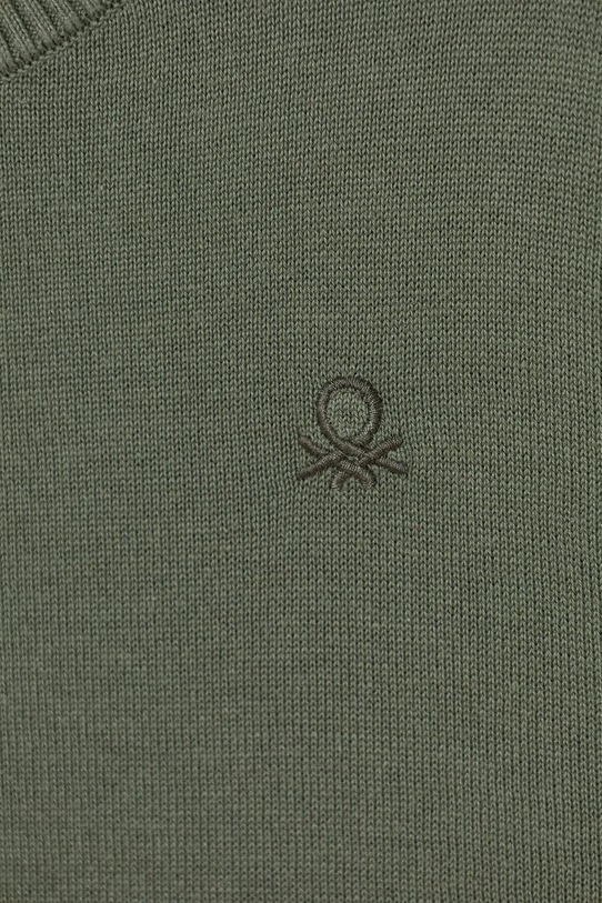 Chłopiec United Colors of Benetton sweter bawełniany dziecięcy 120YC108S.G.seasonal zielony