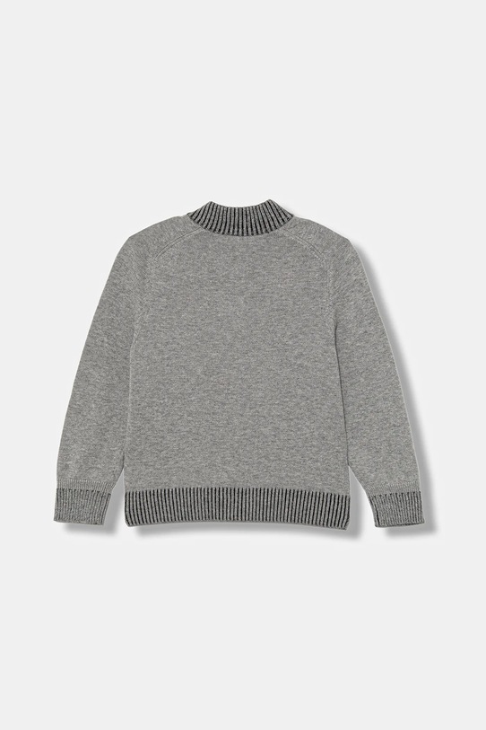Dětský bavlněný kardigan United Colors of Benetton 120YC500W.G.seasonal šedá AW25