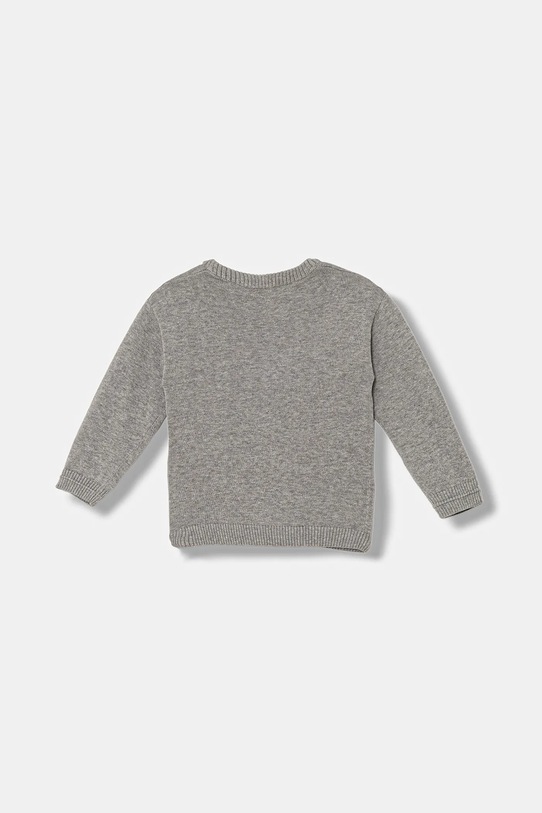 United Colors of Benetton pulover de bumbac pentru copii 120YG100X.P.seasonal gri AW25