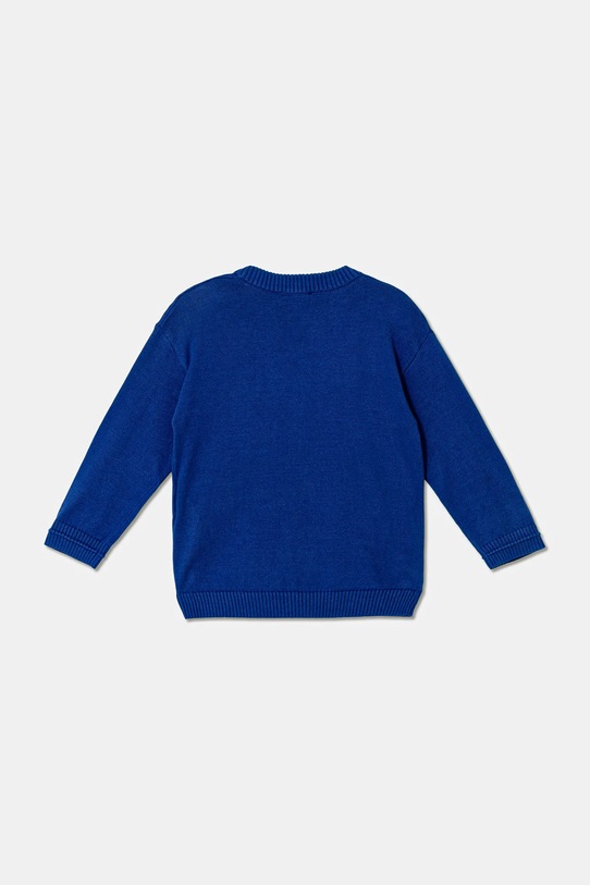 Παιδικό βαμβακερό πουλόβερ United Colors of Benetton 120YG100X.P.seasonal μπλε AW25
