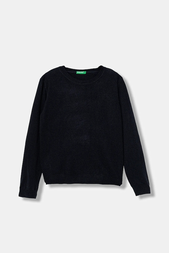 Дитячий светр з додаванням вовни United Colors of Benetton тонкий темно-синій 106WC108R.G.seasonal