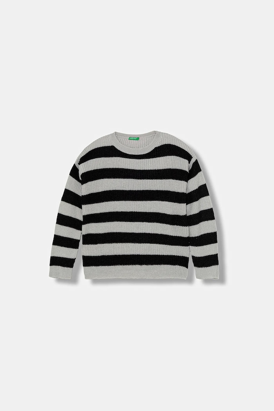 United Colors of Benetton pulover copii cu modele gri 1Z8SQ108Z.G.seasonal