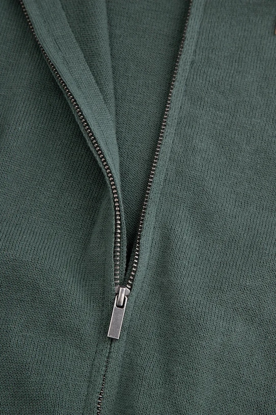 Detský bavlnený kardigan Coccodrillo zelená ZC5172201XBK