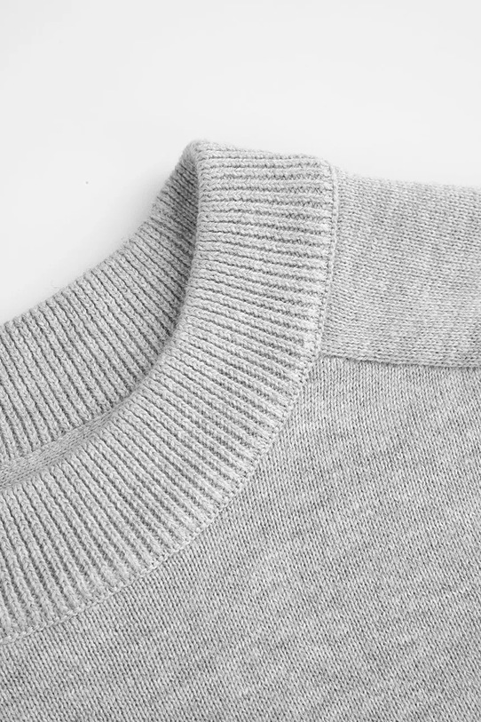 Дитячий бавовняний светр Coccodrillo сірий ZC5172103EJB