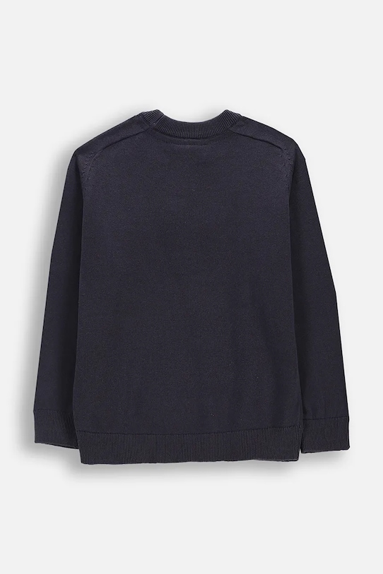 Coccodrillo sweter bawełniany dziecięcy ZC5172103EJB granatowy AW25