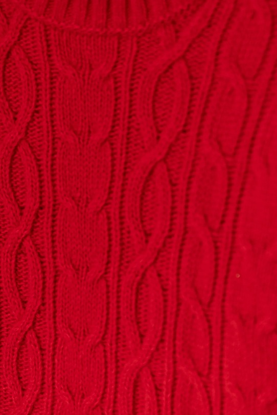 Chłopiec United Colors of Benetton sweter z dodatkiem wełny dziecięcy 1344G100R.P.reproposed czerwony