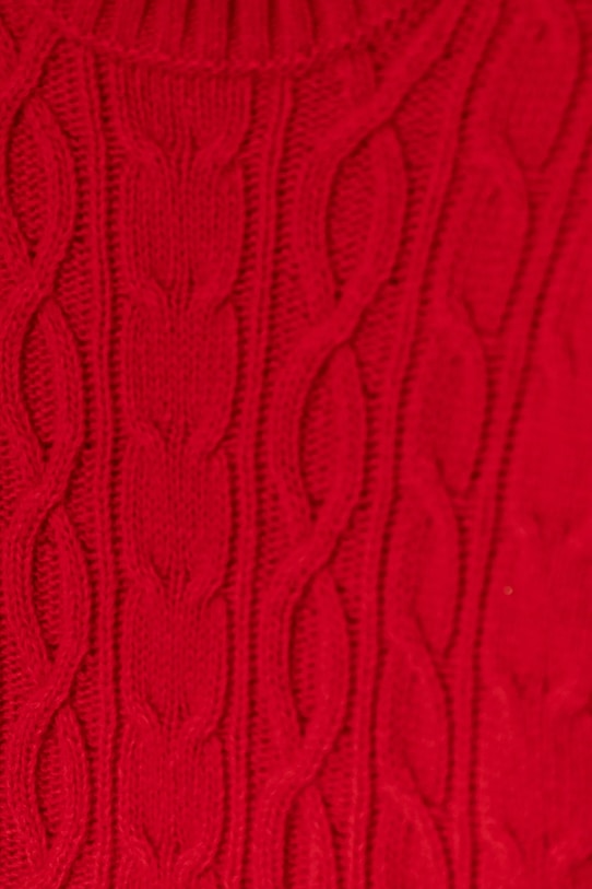 Chłopiec United Colors of Benetton sweter z dodatkiem wełny dziecięcy 1344G100R.P.reproposed czerwony