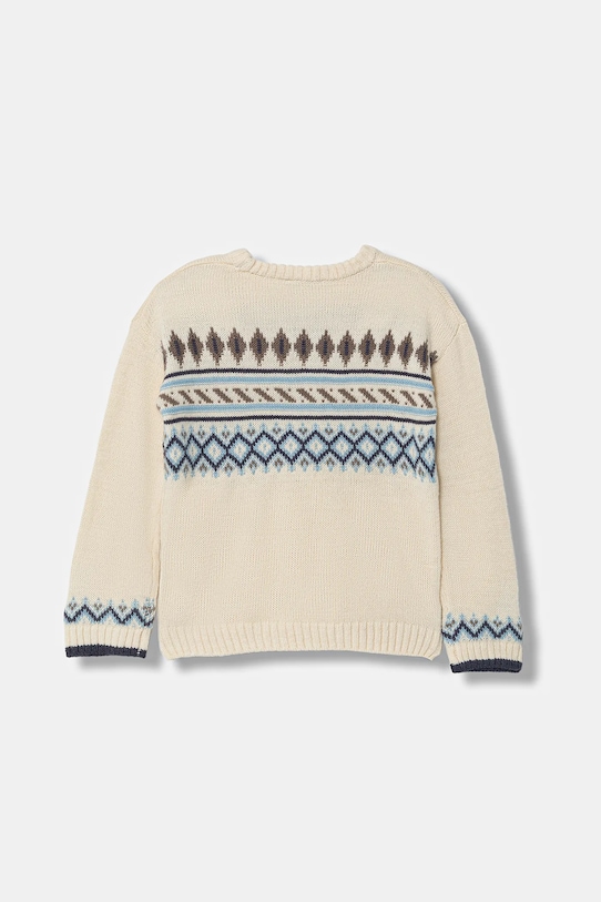 Παιδικό πουλόβερ με προσθήκη μαλλιού United Colors of Benetton 1PF6H1030.P.Seasonal μπεζ AW25