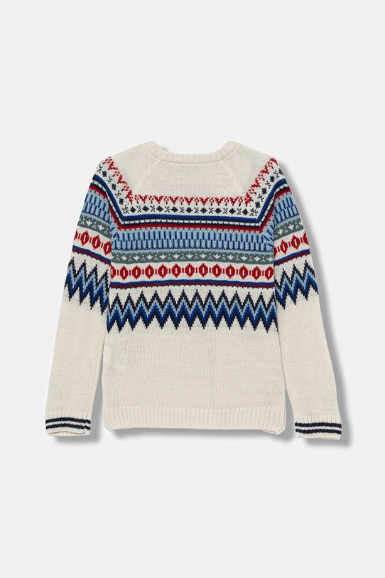 Pulover s dodatkom vune United Colors of Benetton 1PF6Q109R.G.Seasonal bež AW25