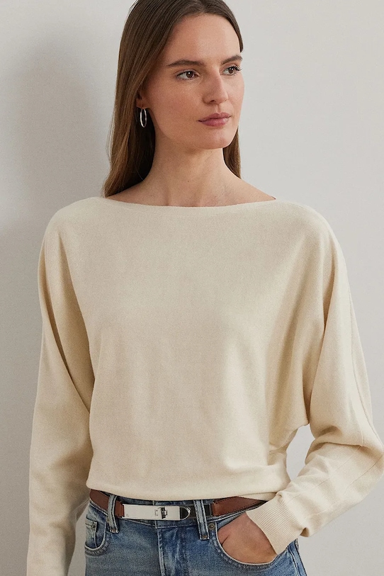 Свитер Lauren Ralph Lauren бежевый 200933718