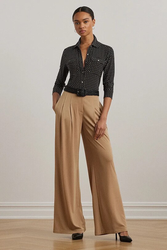 Ρούχα Πουκάμισο Lauren Ralph Lauren 200971090 μαύρο