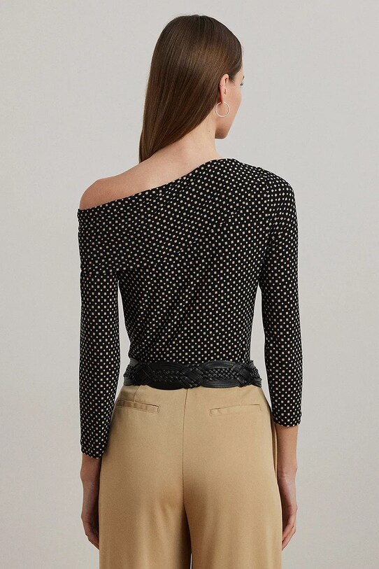 Lauren Ralph Lauren felső 200971282 fekete AW25