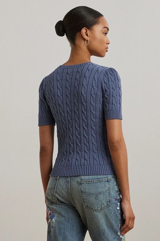 Bavlněný svetr Lauren Ralph Lauren 200976989 námořnická modř AW25