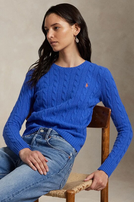 Polo Ralph Lauren sweter 211971865 niebieski