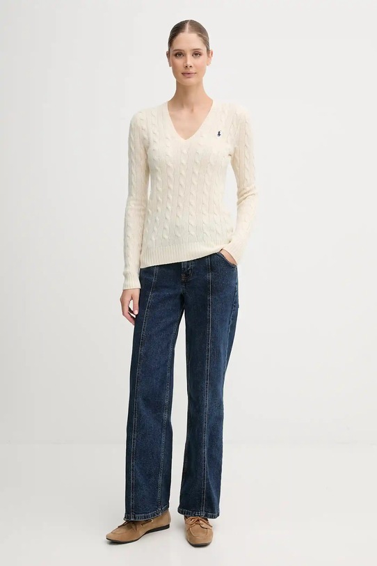 Πουλόβερ Polo Ralph Lauren 211971866 μπεζ AW25