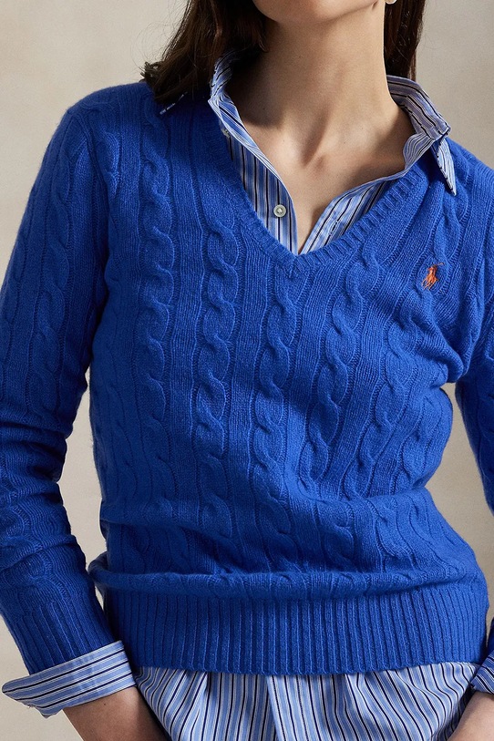 Свитер Polo Ralph Lauren голубой 211971866