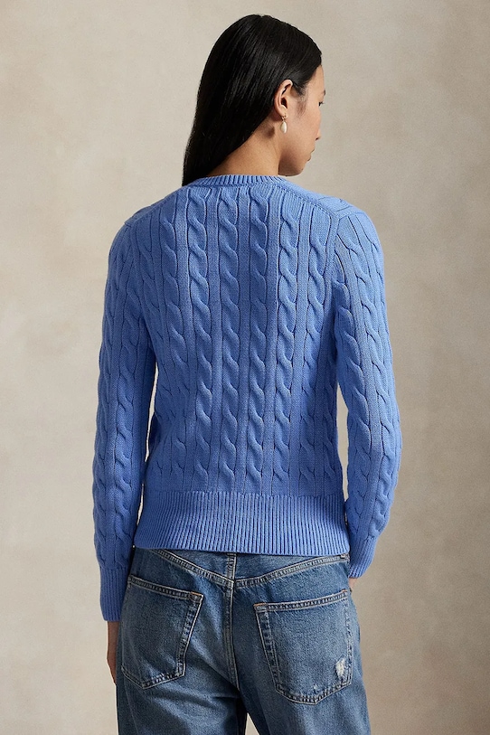 Polo Ralph Lauren kardigan bawełniany 211971868 niebieski SS26