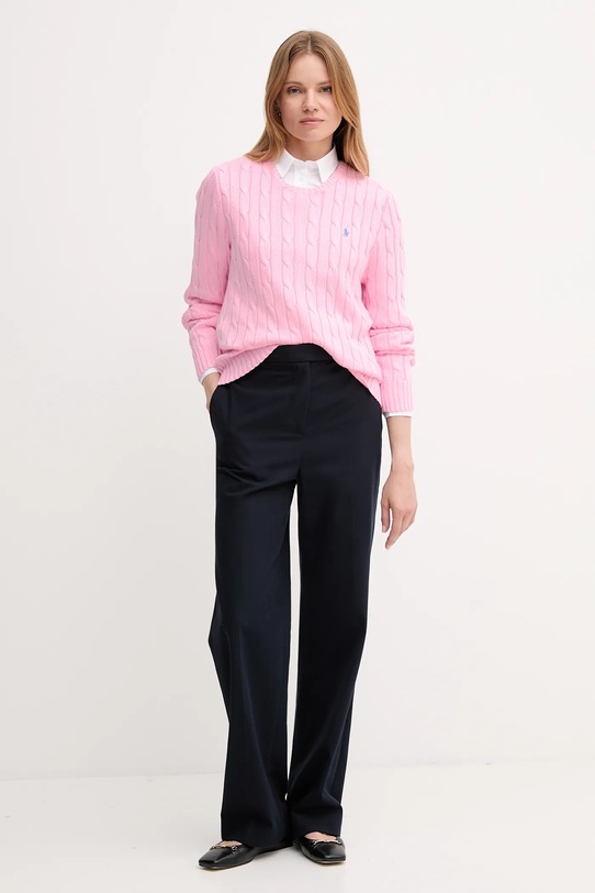 Sveter Polo Ralph Lauren 211971869 ružová AA00