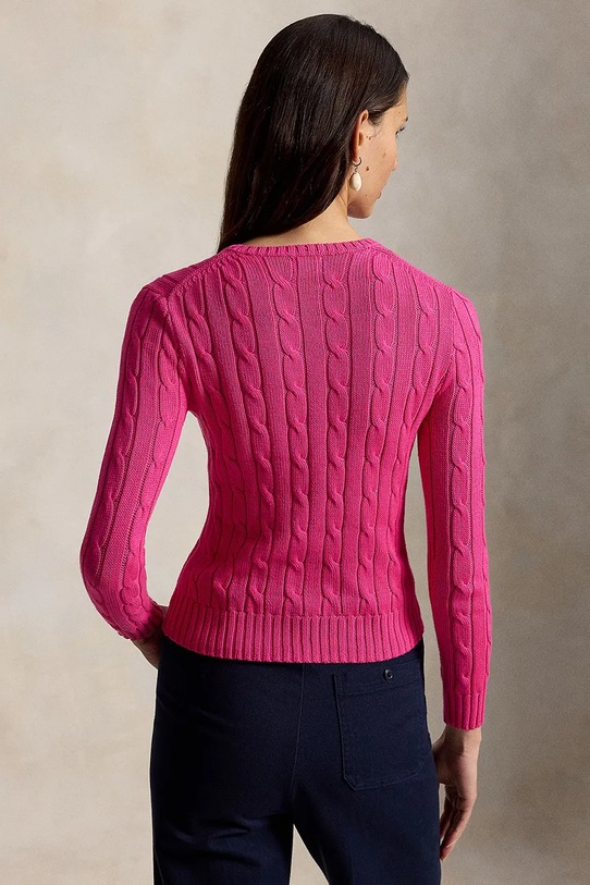 Polo Ralph Lauren sweter bawełniany 211971869 różowy AA00