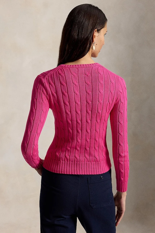 Polo Ralph Lauren maglione in cotone 211971869 rosa AA00