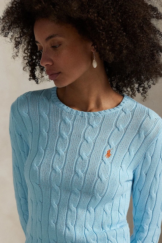 Свитер Polo Ralph Lauren голубой 211971869