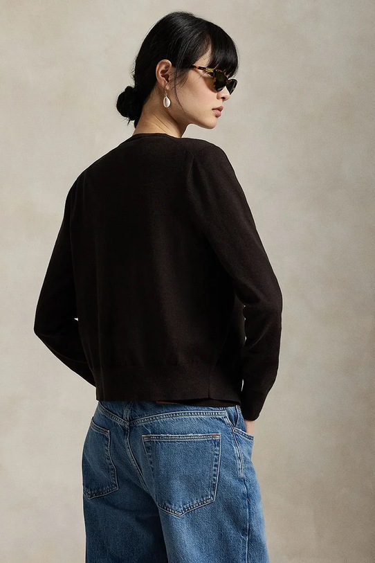 Polo Ralph Lauren cardigan 211971871 marrone AW25
