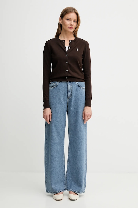 Polo Ralph Lauren kardigan 211971871 brązowy AW25