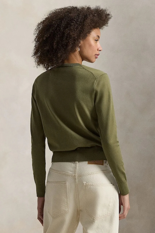 Polo Ralph Lauren kardigan 211971871 zielony AW25