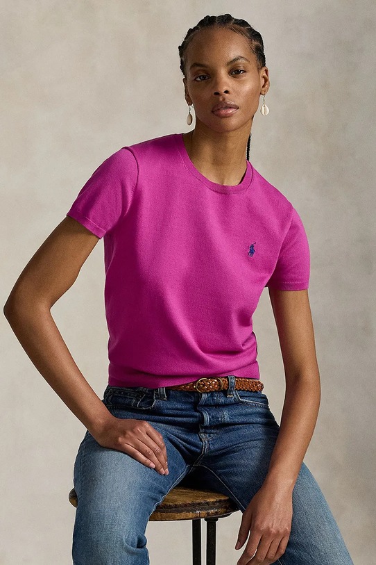 Polo Ralph Lauren sweter 211971872 różowy