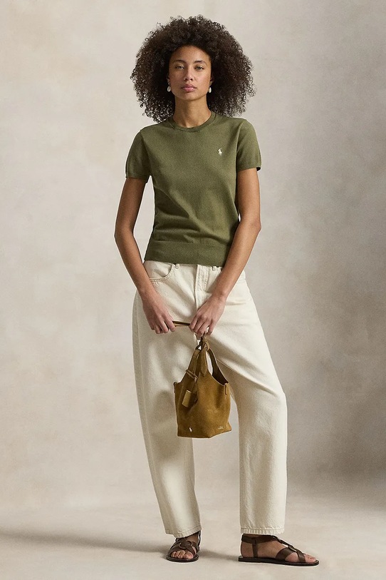 Odzież Polo Ralph Lauren sweter 211971872 zielony