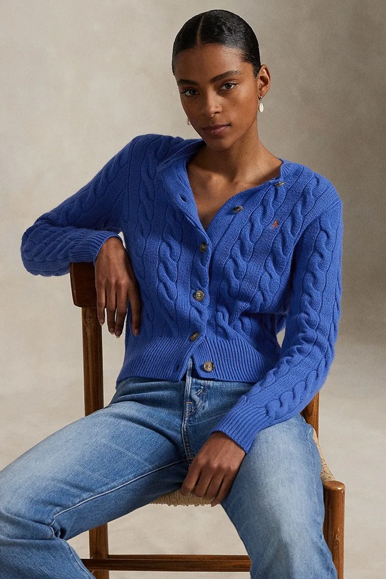 Polo Ralph Lauren sweter 211972104 niebieski