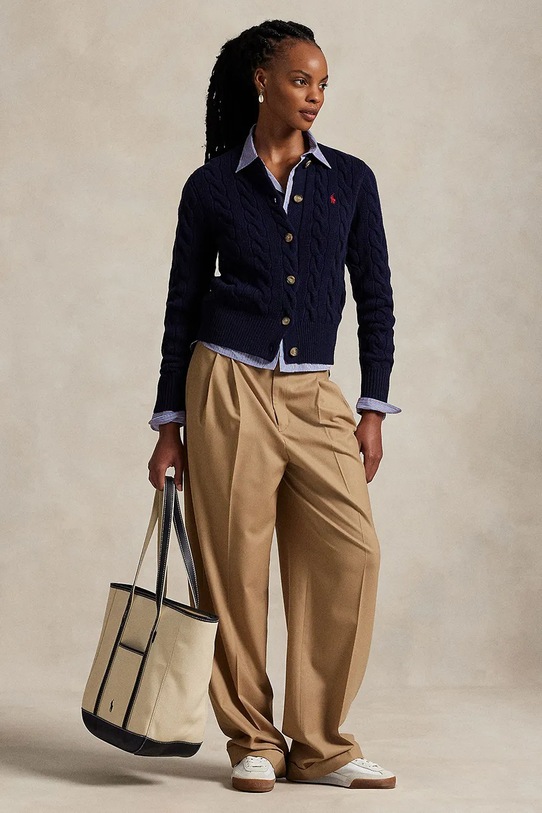 Odzież Polo Ralph Lauren sweter 211972104 granatowy
