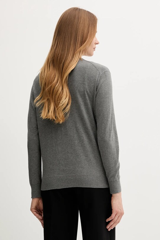 Odzież Polo Ralph Lauren sweter bawełniany 211972105 szary