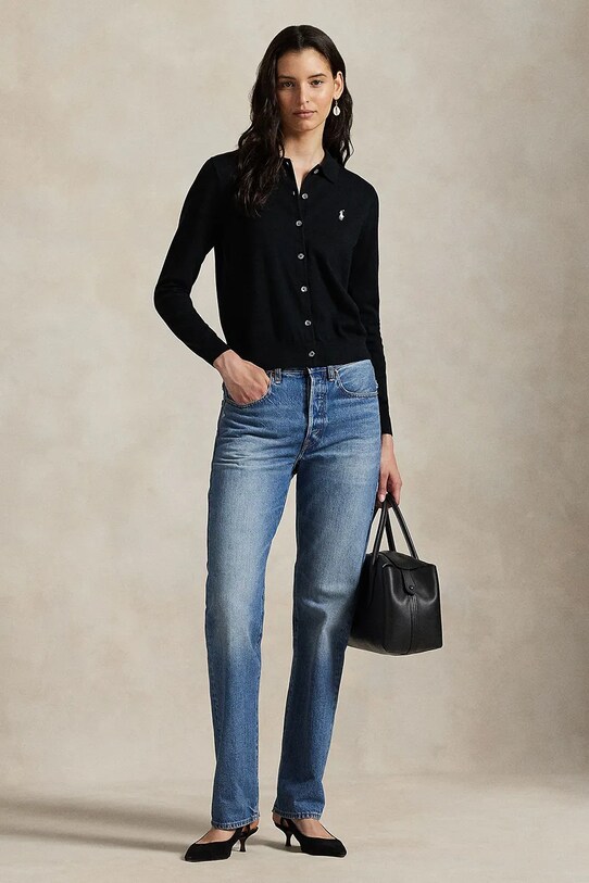 Ruházat Polo Ralph Lauren pulóver 211972110 fekete