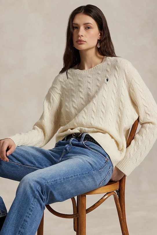 Polo Ralph Lauren pulover 211972115 alb