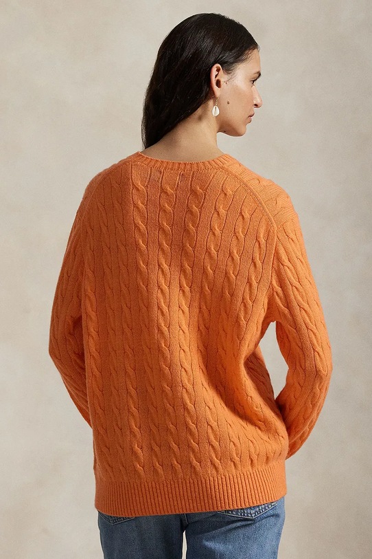 Πουλόβερ Polo Ralph Lauren 211972115 πορτοκαλί AW25
