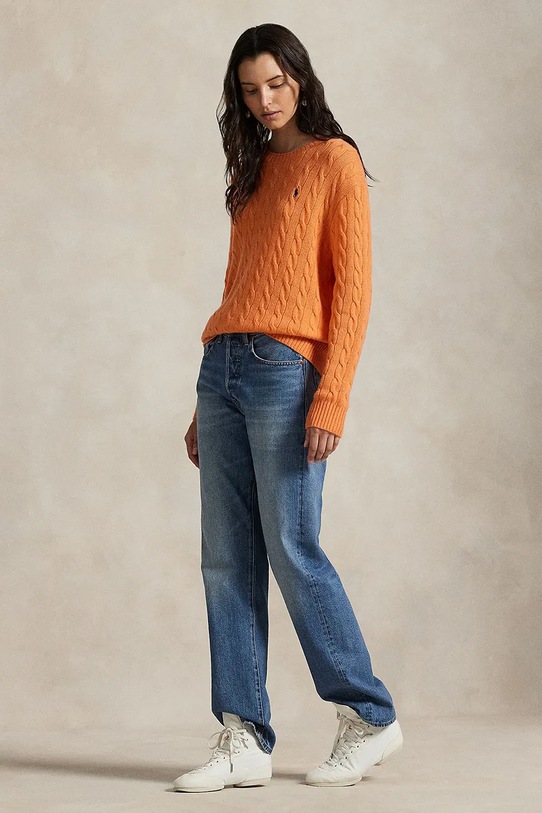 Ρούχα Πουλόβερ Polo Ralph Lauren 211972115 πορτοκαλί