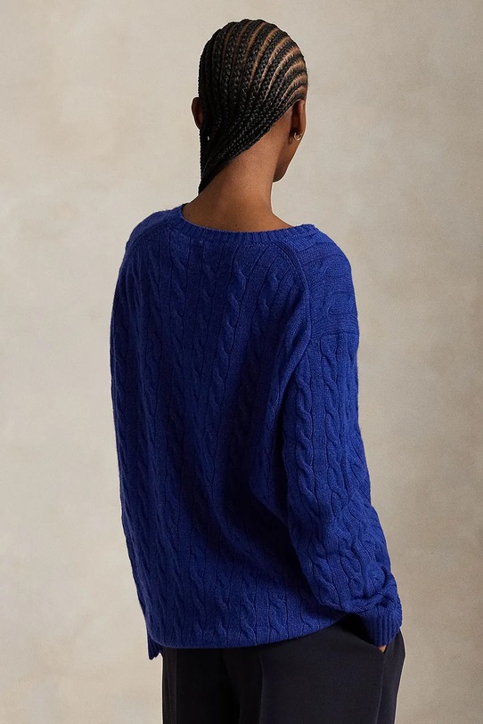 Svetr Polo Ralph Lauren 211972115 modrá AW25