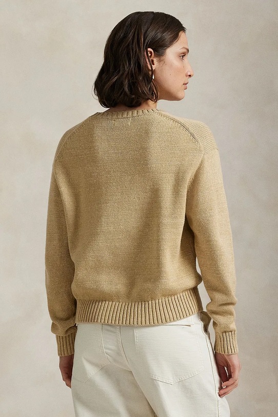 Polo Ralph Lauren maglione in cotone 211972121 beige AW25