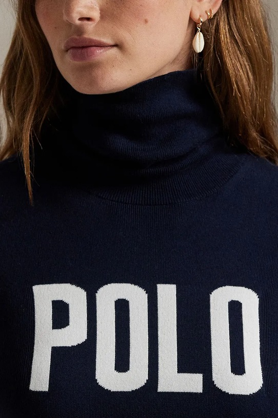 Pamučni pulover Polo Ralph Lauren mornarsko plava 211972136