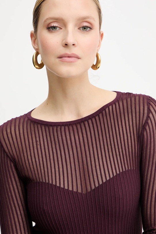 Patrizia Pepe sweter fioletowy 8K0305.K143