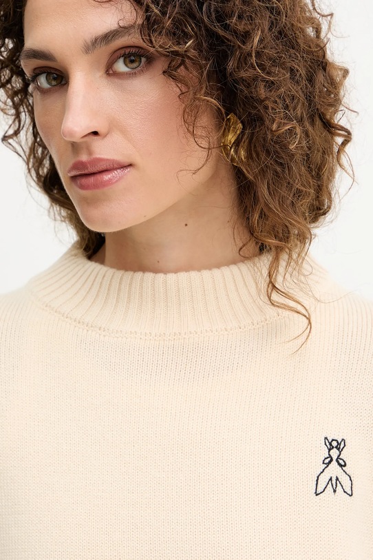 Patrizia Pepe maglione in lana beige 8K0336.K282
