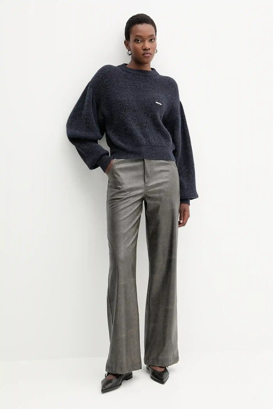 Rotate sweter z wełną 0 1142781725 granatowy AW25