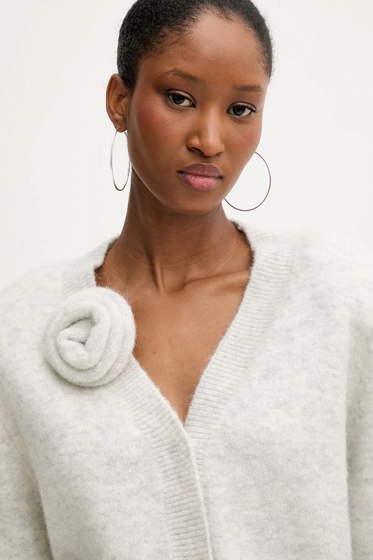 Μάλλινη μπλουζα Rotate γκρί 1142762344