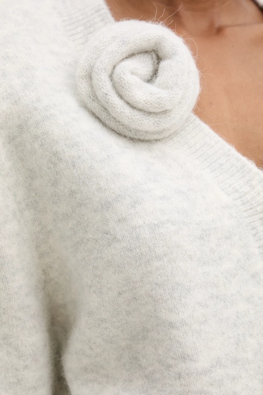 Μάλλινη μπλουζα Rotate 1142762344 γκρί