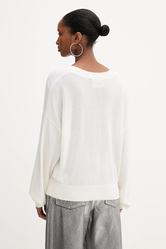 Дрехи Вълнен пуловер Rotate 114309400 бежов