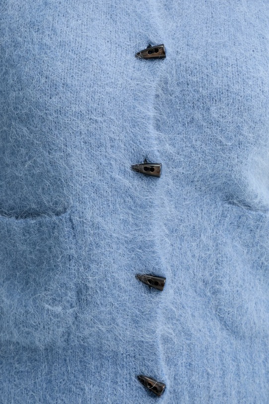 Шерстяной кардиган MUNTHE LOCCA 253160025370 голубой