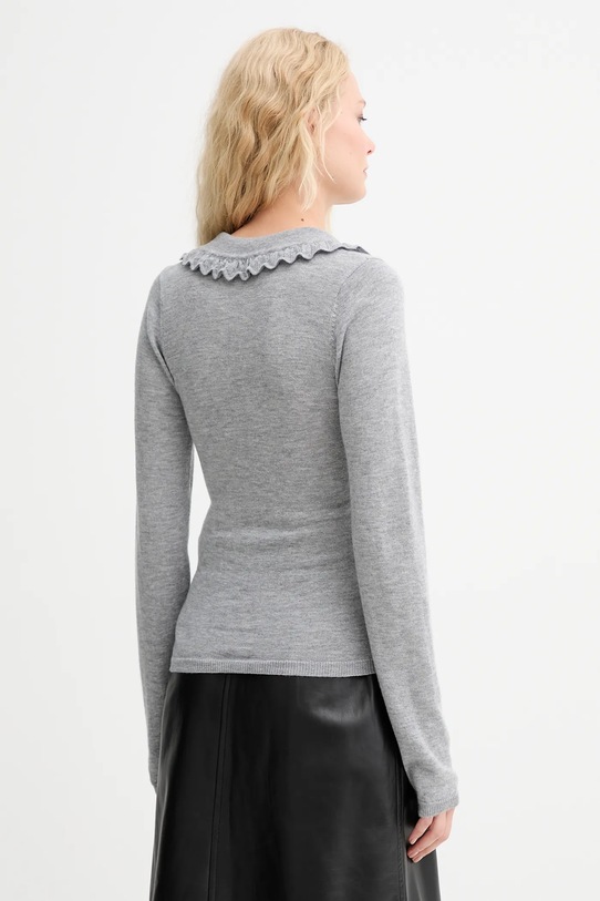 Îmbrăcăminte MUNTHE pulover de lână LIVO 253161525373 gri