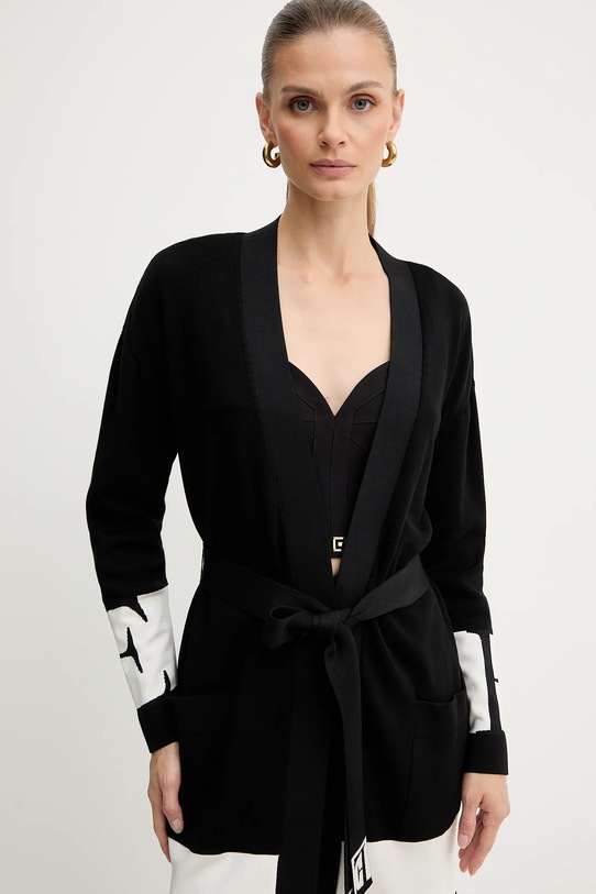 Elisabetta Franchi kardigan czarny MK02S56E2