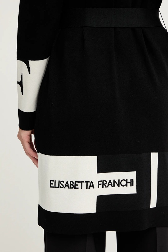 Elisabetta Franchi kardigan MK02S56E2 czarny